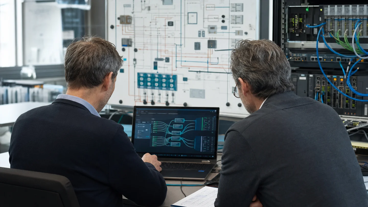 Technische Zusammenarbeit an einem Integrationsprojekt